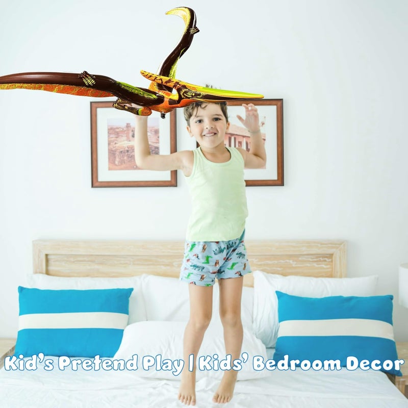 Jet Creations DI-PTE Dinosaur Pteranodon Inflatable 57" Wingspan- Great for Pool Party Decoration Birthday for Kids & Adults, Multicolor - Image 5